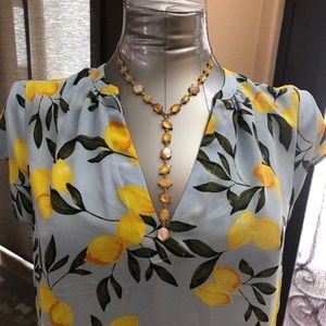 Finn & Grace luscious lemon summer blouse
